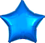Metallic Blue Star 21" Balloon