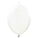 Kalisan K-Link Standard White 6" Latex Balloons - 50pk