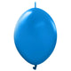 Kalisan K-Link Standard Blue 6" Latex Balloons - 50pk