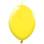 Kalisan K-Link Standard Yellow 6" Latex Balloons - 50pk