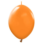 Kalisan K-Link Standard Orange 6" Latex Balloons - 50pk