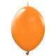 Kalisan K-Link Standard Orange 6" Latex Balloons - 50pk