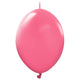Kalisan K-Link Standard Fuchsia 6" Latex Balloons - 50pk