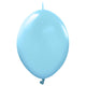 Kalisan K-Link Standard Baby Blue 6" Latex Balloons - 50pk