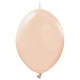 Kalisan K-Link Standard Blush 6" Latex Balloons - 50pk