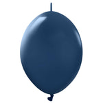 Kalisan K-Link Standard Navy 6" Latex Balloons - 50pk