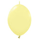 Kalisan K-Link Macaron Yellow 6" Latex Balloons - 50pk