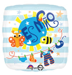 Es Niño Baby Clothes 9" Air-fill Balloon (requires heat sealing)