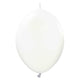 Kalisan K-Link Standard White 12" Latex Balloons - 50pk
