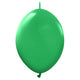 Kalisan K-Link Standard Green 12" Latex Balloons - 50pk