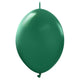Kalisan K-Link Standard Dark Green 12" Latex Balloons - 50pk