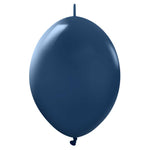 Kalisan K-Link Standard Navy 12" Latex Balloons - 50pk