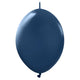 Kalisan K-Link Standard Navy 12" Latex Balloons - 50pk