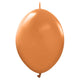 Kalisan K-Link Standard Caramel Brown 12" Latex Balloons - 50pk