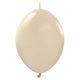 Kalisan K-Link Standard Hazelnut 12" Latex Balloons - 50pk