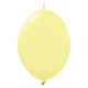 Kalisan K-Link Macaron Yellow 12" Latex Balloons - 50pk