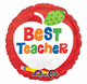 Best Teacher Apple 17" Balloon