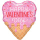 Valentine's Waffle Cone 21″ Balloon