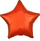 Star - Metallic Orange 19″ Balloon