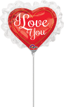 Love You Ruffle 14" Balloon