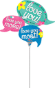 Love Mom Bubble 14" Balloon
