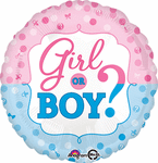 Gender Reveal 17" Balloon