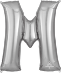Silver Letter M 34″ Balloon