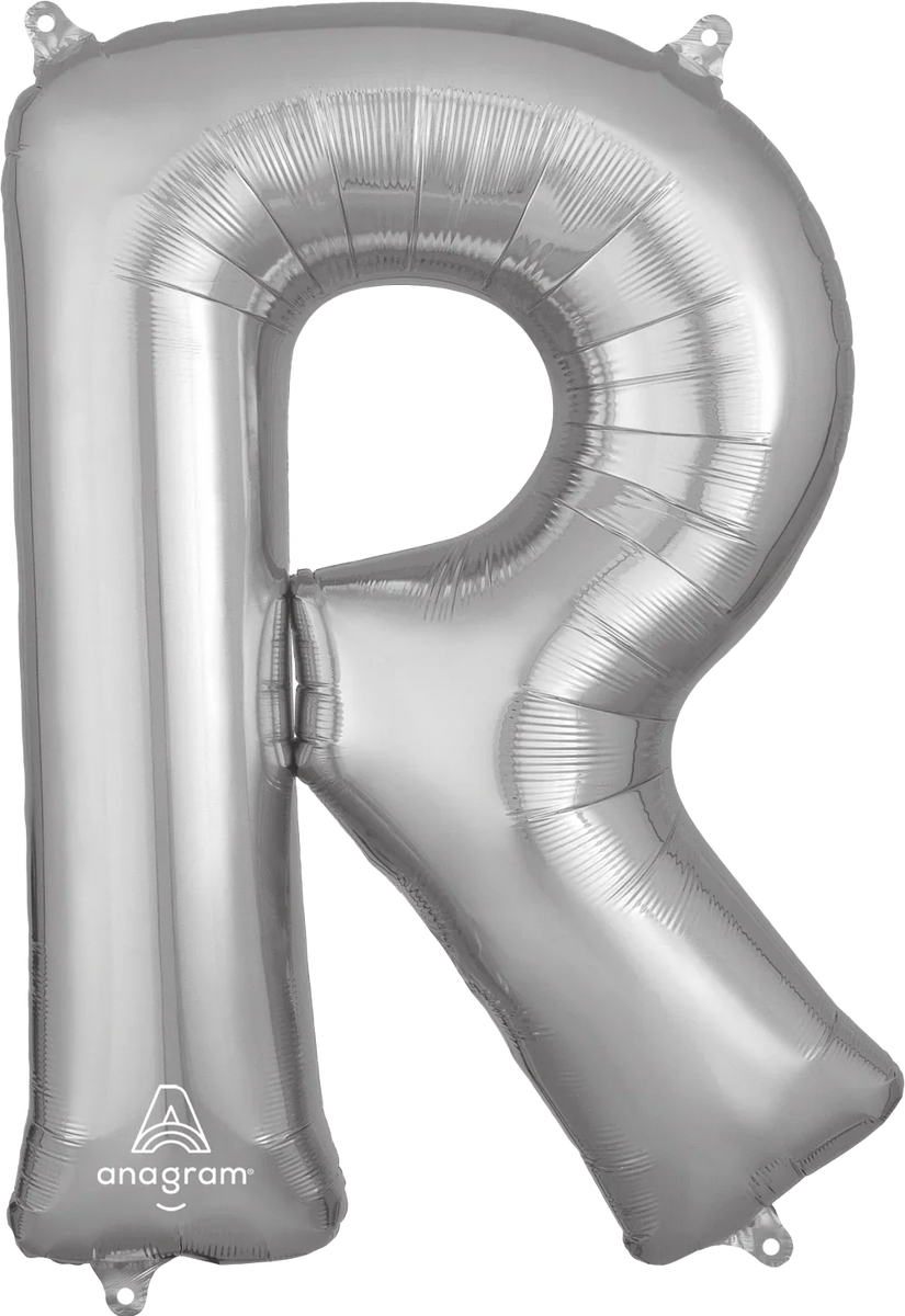 Silver Letter R 34″ Balloon – instaballoons Wholesale