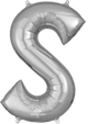 Silver Letter S 34″ Balloon