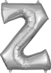 Silver Letter Z 34″ Balloon