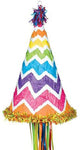 Chevron Hat Pull Piñata (4 count)