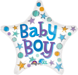 Baby Boy Star 18" Balloon