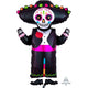 Day Of The Dead Skeleton - Packaged 34" Foil Balloon