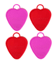 90 Gram Heart Weight - Red and Pink (10 count)