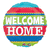 Welcome Home Stripes 17" Balloon