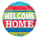 Welcome Home Stripes 17" Balloon