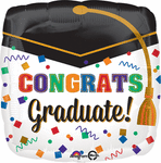 Confetti Graduate 17" Balloon