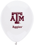 Texas A and M - 11″ Latex Balloons (10 count)