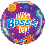 Boss Day Colorful Circles 18" Balloon