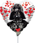 It Is Your Destiny To Be Mine ❤️ Star Wars Darth Vader 9" Air-fill Balloon (requires heat sealing)
