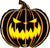 Scary Jack-O-Lantern Pumpkin 28" Mighty Bright Balloon