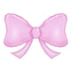 Pink Mini Bows - 5 Pk (Air-Fill Only) 9" Foil