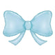 Blue Bow 40" Foil