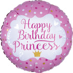 Happy Birthday Princess 17" Balloon
