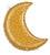 Gold Glitter Moon 42" Balloon