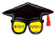 Mighty Grad Glasses 39" Balloon