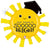 Glitter Grad Sun 35" Balloon