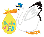 Baby Bundle Stork 43" Balloon