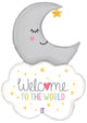 Welcome Baby Moon 42" Balloon