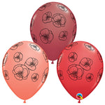 Pretty Poppies 11″ Latex Balloons (50 count)